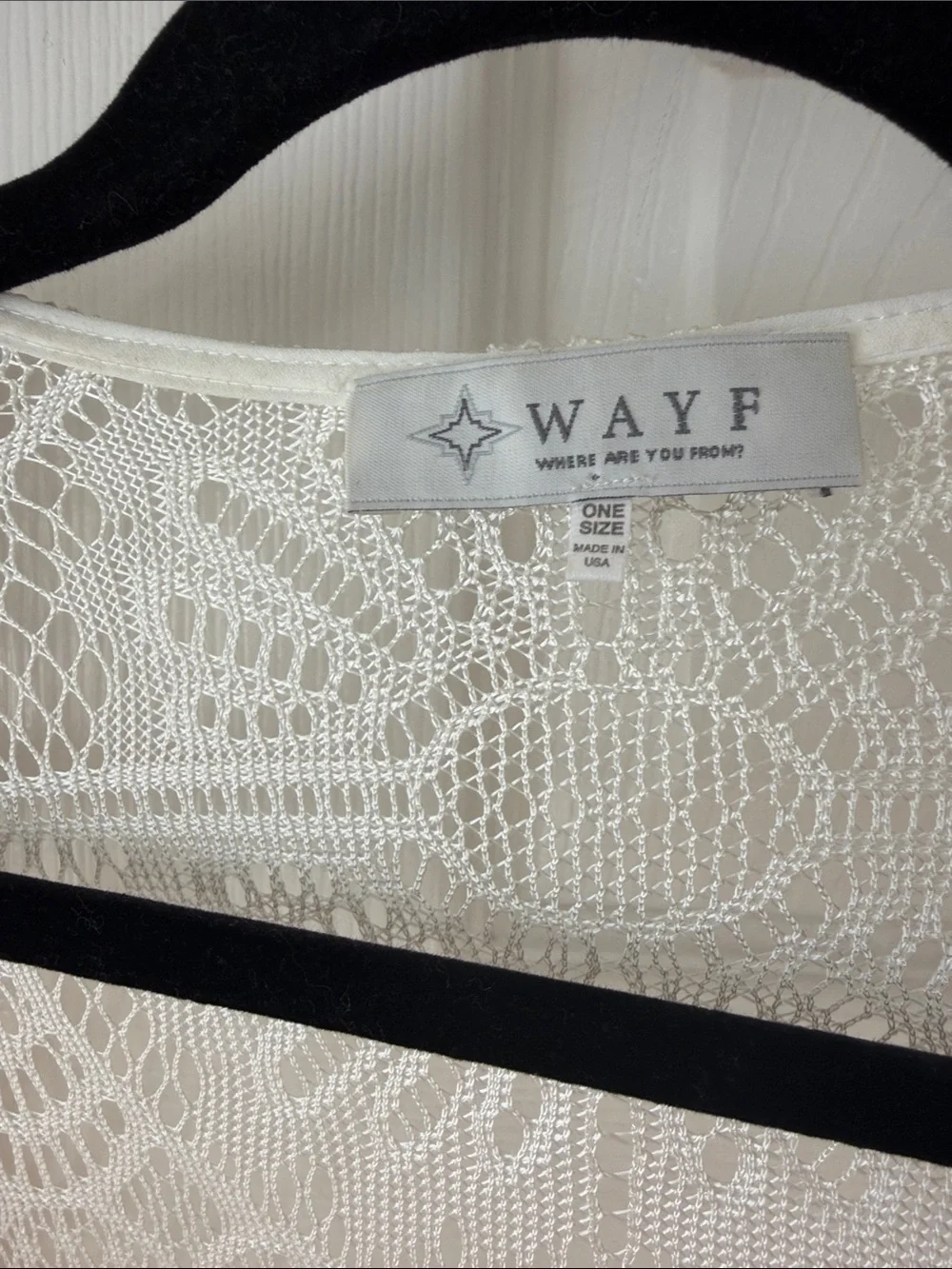 Women's Ivory Lace Fringe Kimono by